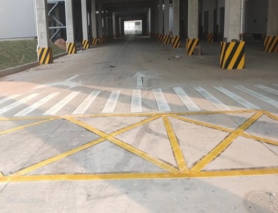 开封开封厂区道路标线施工