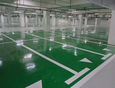 开封开封小区停车场标线